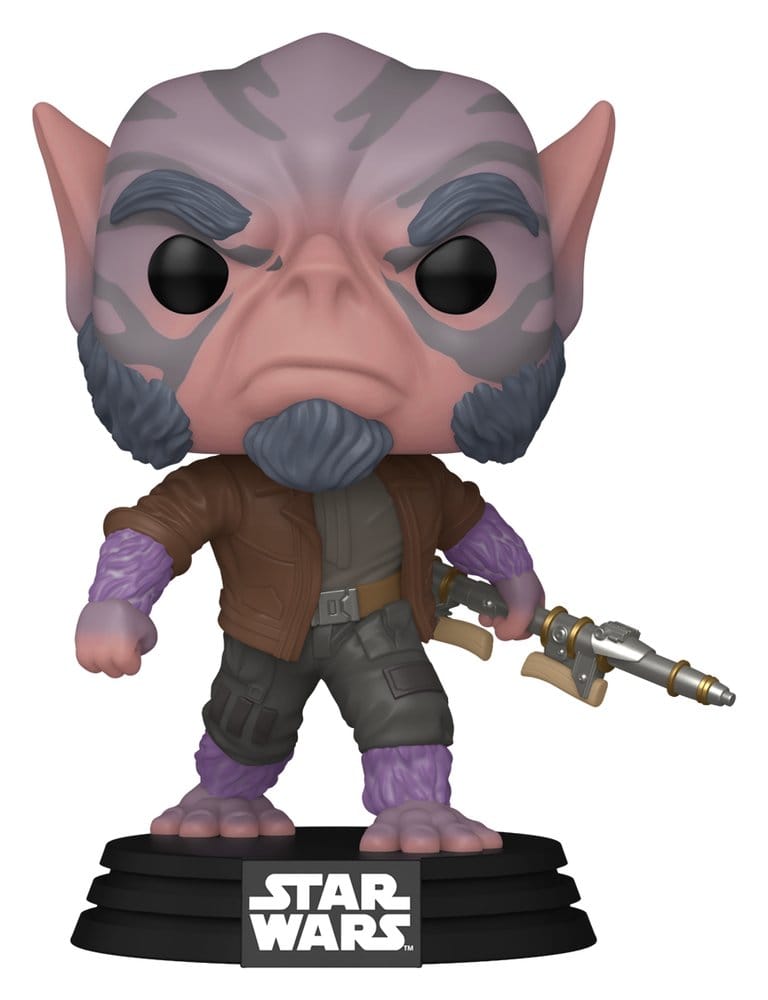 Star Wars The Mandalorian and Grogu POP! Vinyl Bobblehead Figure Zeb Orrelios Funko
