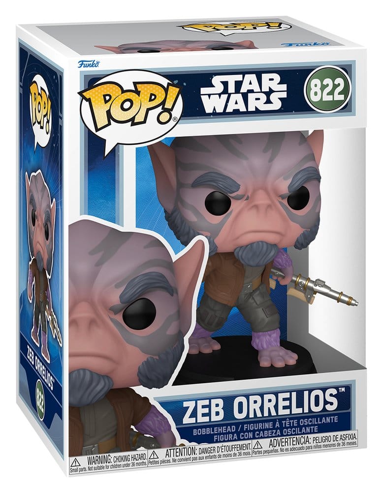 Star Wars The Mandalorian and Grogu POP! Vinyl Bobblehead Figure Zeb Orrelios Funko