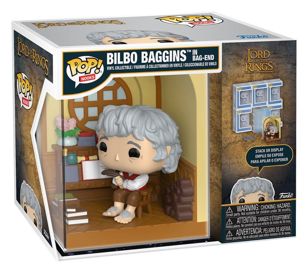 Lord of the Rings POP! Nooks Vinyl Diorama Bilbo Baggins Funko