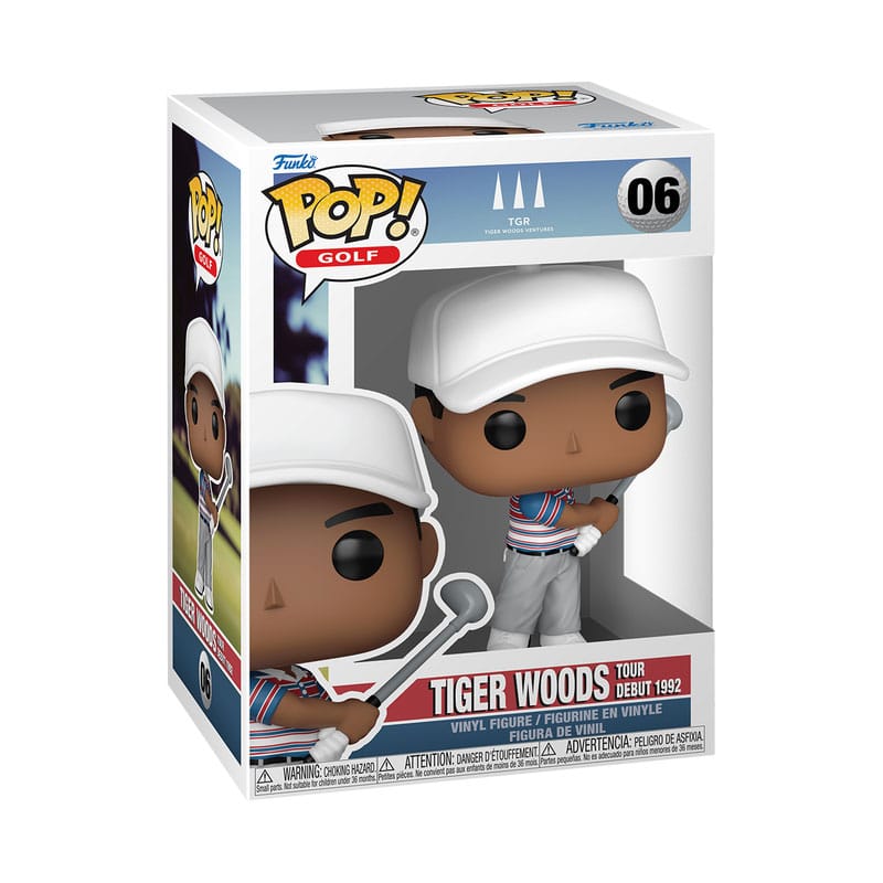 Tiger Woods POP! Golf Vinyl Figure Tour Debut 1992 Funko