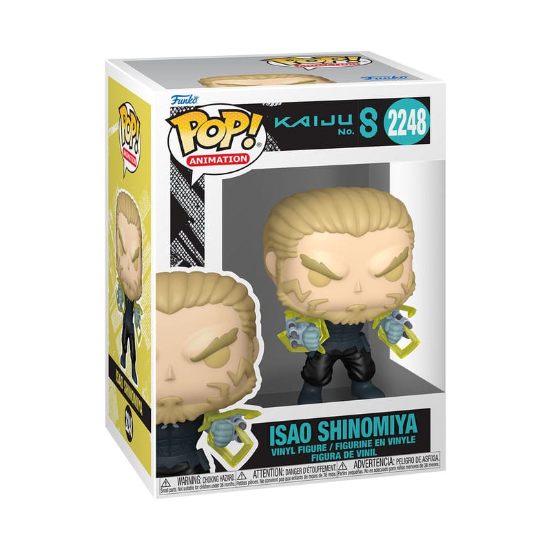 Kaiju No. 8 POP! Animation Vinyl Figure Isao Shinomiya Funko