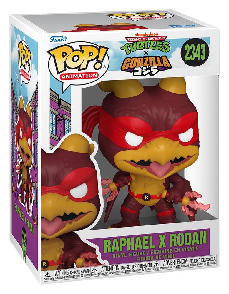 Godzilla x Turtles POP! Animation Vinyl Figure Raphael X Rodan Funko