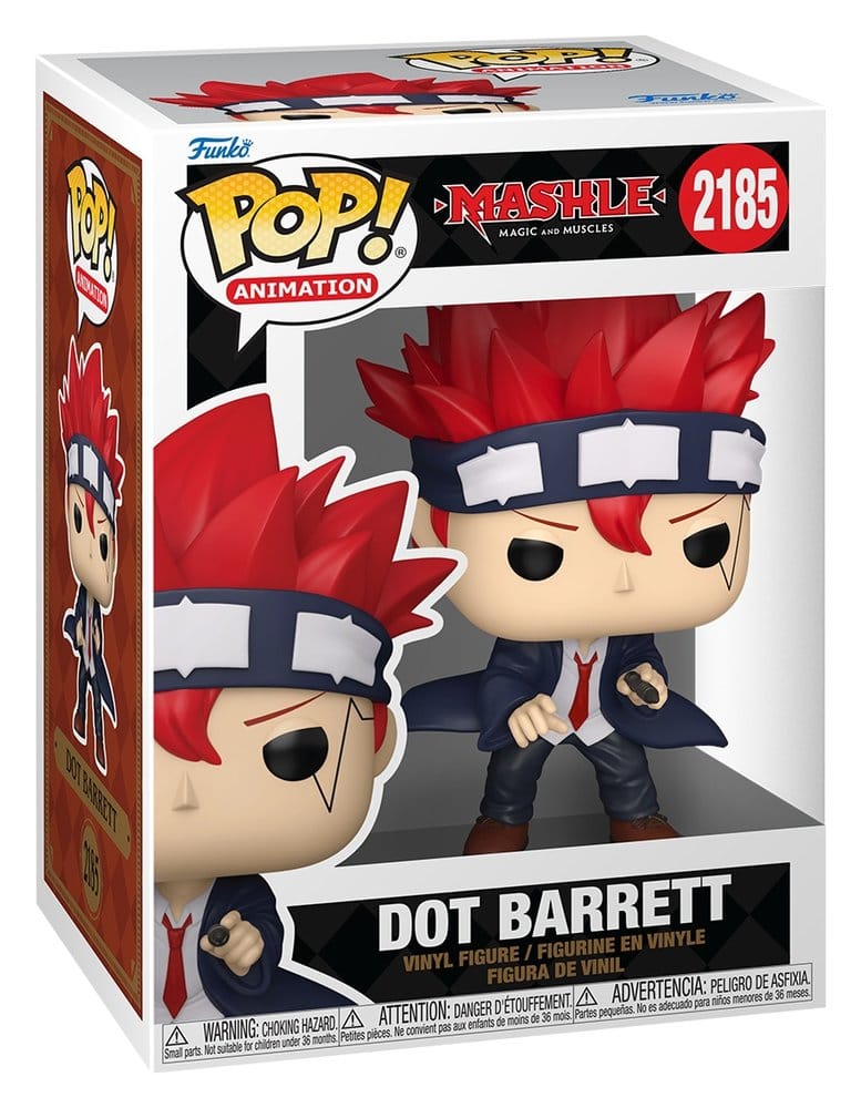 Mashle POP! Animation Vinyl Figures Dot Barrett with Chase Assortment 6 Funko