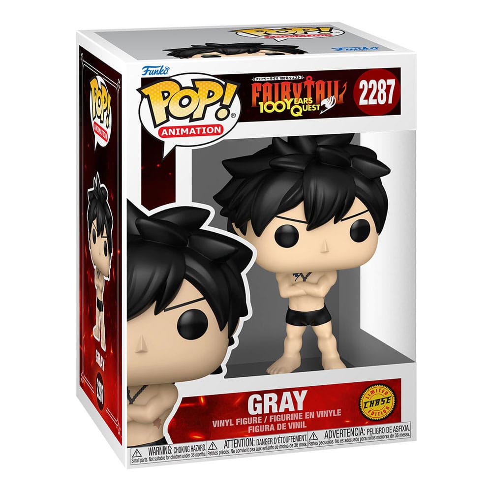 Fairy Tail 100 Year Quest POP! Animation Vinyl Figures Gray w/Chase Assortment 6 Funko