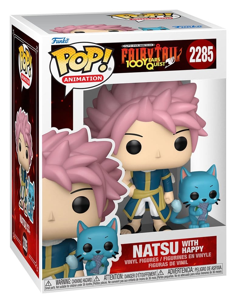 Fairy Tail 100 Years Quest POP! Animation Vinyl Figure Natsu & Happy Funko