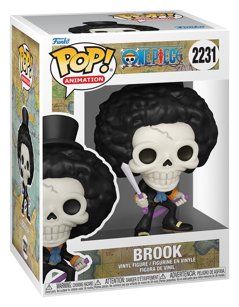 One Piece POP! Animation Vinyl Figure Brook Refresh Funko