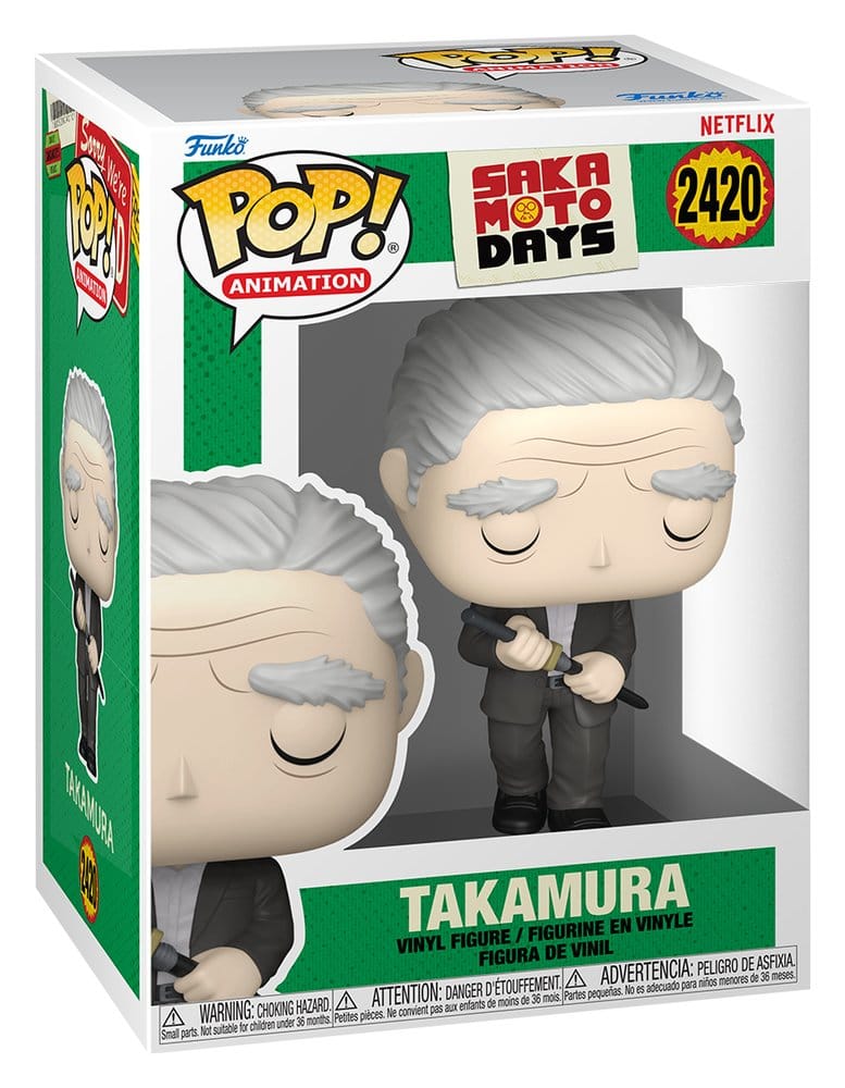 Sakamoto Days POP! Animation Vinyl Figure Takamura Funko
