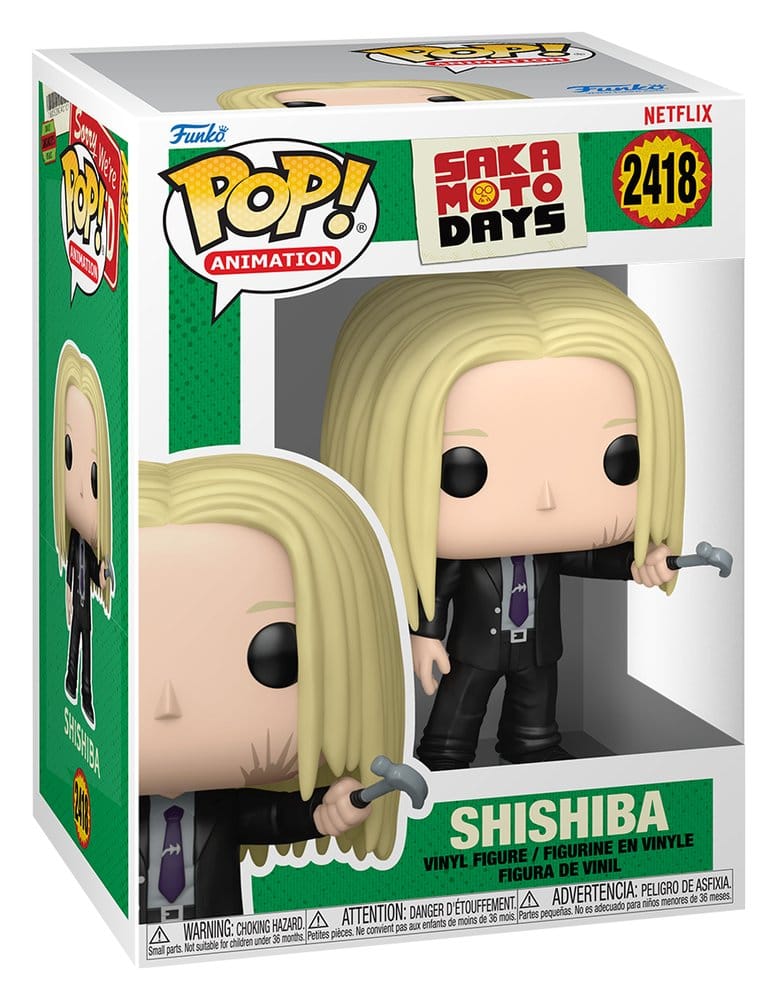 Sakamoto Days POP! Animation Vinyl Figure Shishiba Funko