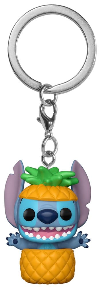 Lilo&Stitch POP! Vinyl Keychains Stitch in pineapple Display 12 Funko
