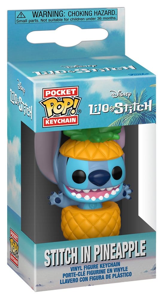Lilo&Stitch POP! Vinyl Keychains Stitch in pineapple Display 12 Funko