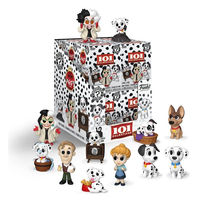 One Hundred and One Dalmatians Mini Figures PDQ Display 12 Funko