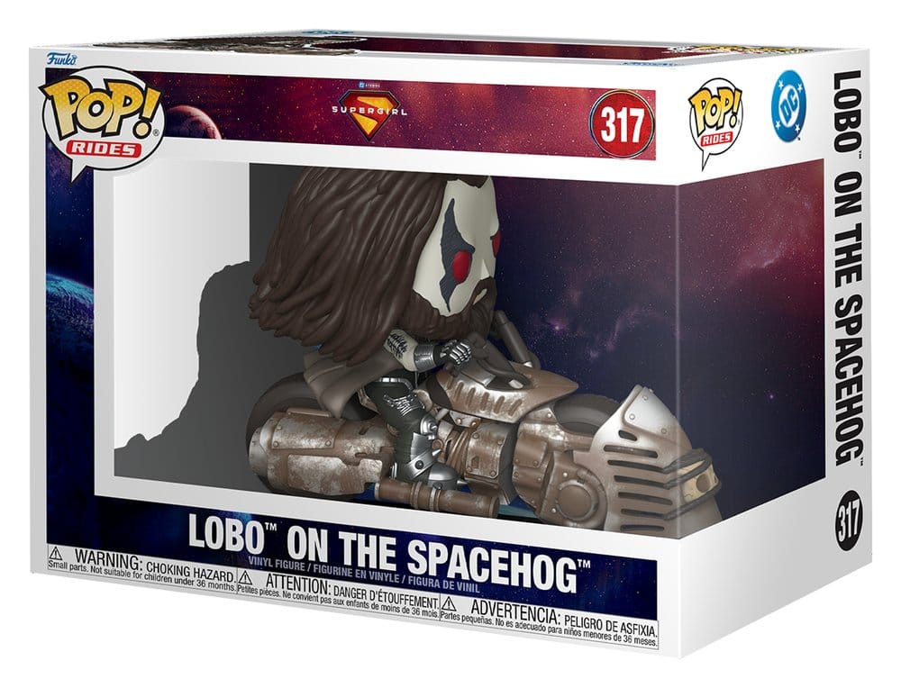 Supergirl 2026 POP! Rides Vinyl Figure Lobo on the Spacehog Funko