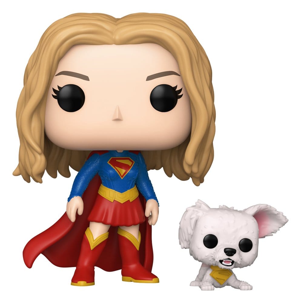 Supergirl 2026 POP! Heroes Vinyl Figure Supergirl with Puppy Krypto Funko