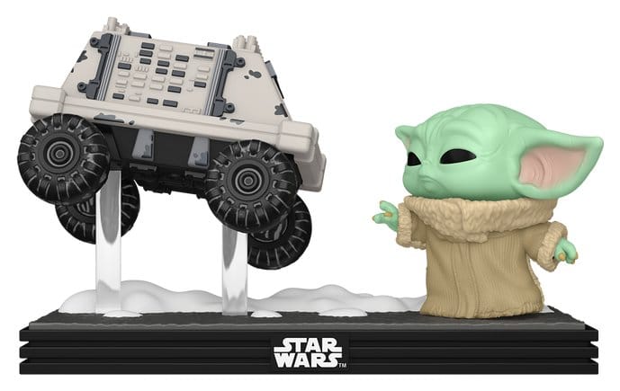Star Wars The Mandalorian and Grogu POP! Moment Vinyl Figures Grogu with Polar Mouse Droid Funko
