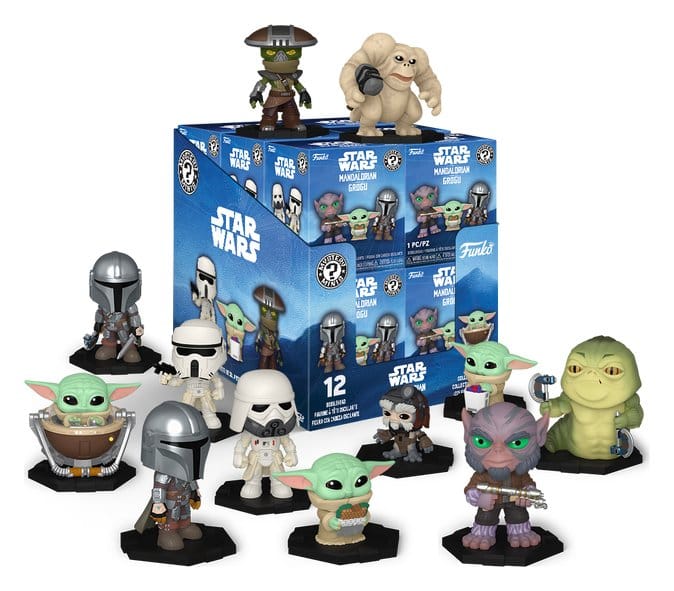 Star Wars Mystery Mini Figures The Mandalorian and Grogu Series 2 Display 12 Funko