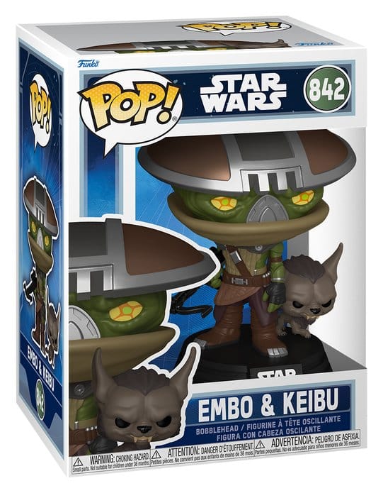 Star Wars The Mandalorian and Grogu POP! & Buddy Vinyl Figure Embo & Keibu Funko