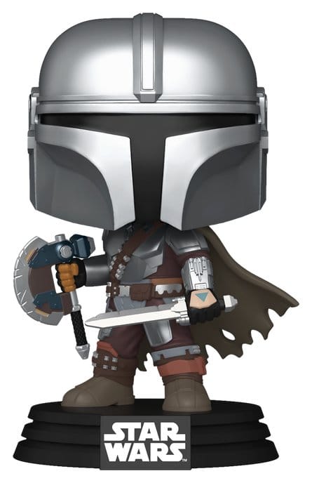 Star Wars The Mandalorian and Grogu POP! Vinyl Figure The Mandalorian Dual Wield Funko
