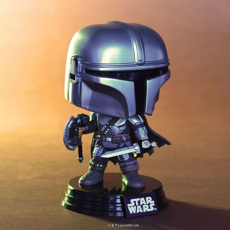 Star Wars The Mandalorian and Grogu POP! Vinyl Figure The Mandalorian Dual Wield Funko