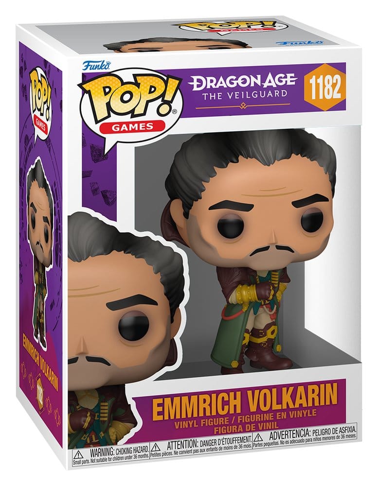 Dragon Age The Veilguard POP! Games Vinyl Figure Emmrich Volkarin Funko
