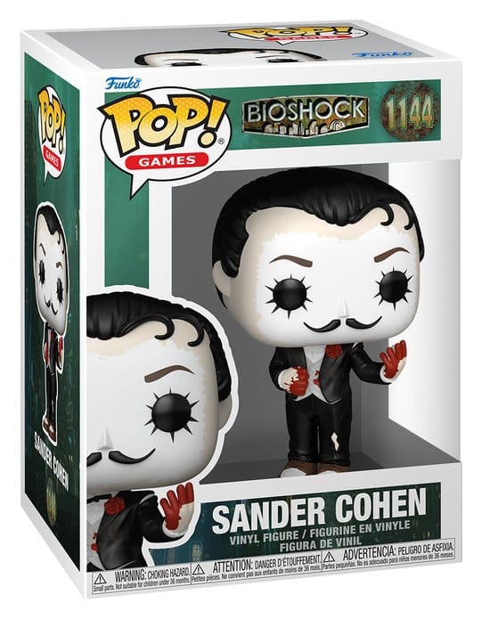 Bioshock POP! Games Vinyl Figure Sander Cohen Funko