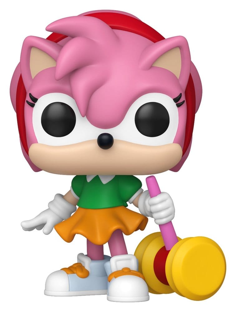 Sonic The Hedgehog POP! Games Vinyl Figures Amy Rose with Piko Hammer with Chase Assortment 6 Funko