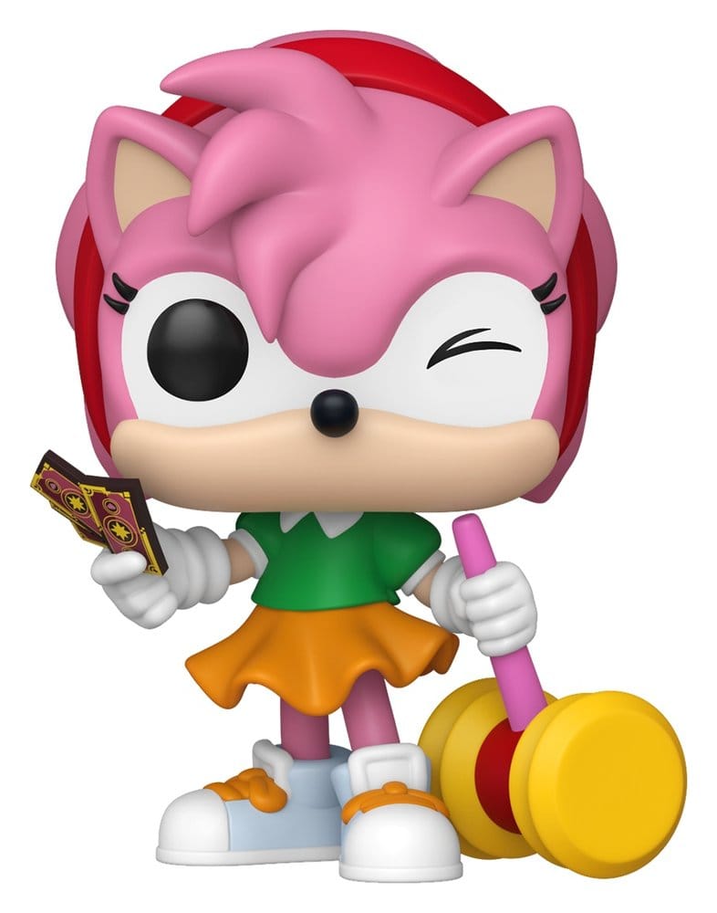 Sonic The Hedgehog POP! Games Vinyl Figures Amy Rose with Piko Hammer with Chase Assortment 6 Funko