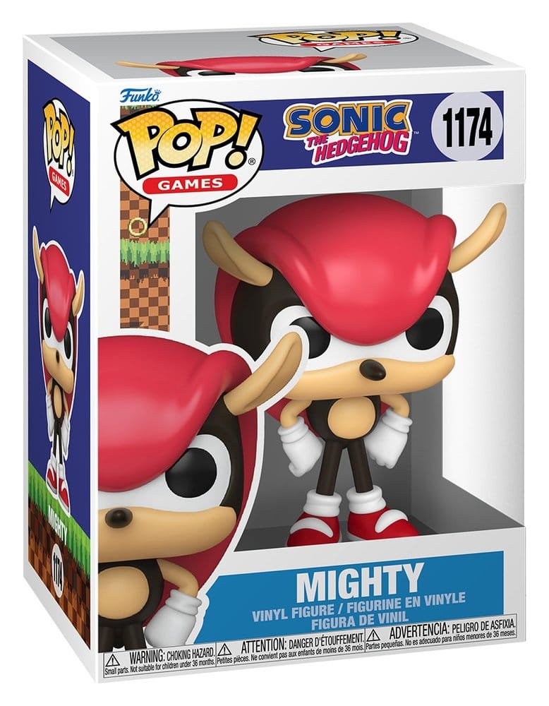 Sonic The Hedgehog POP! Movies Vinyl Figures Mighty the Armadillo Funko