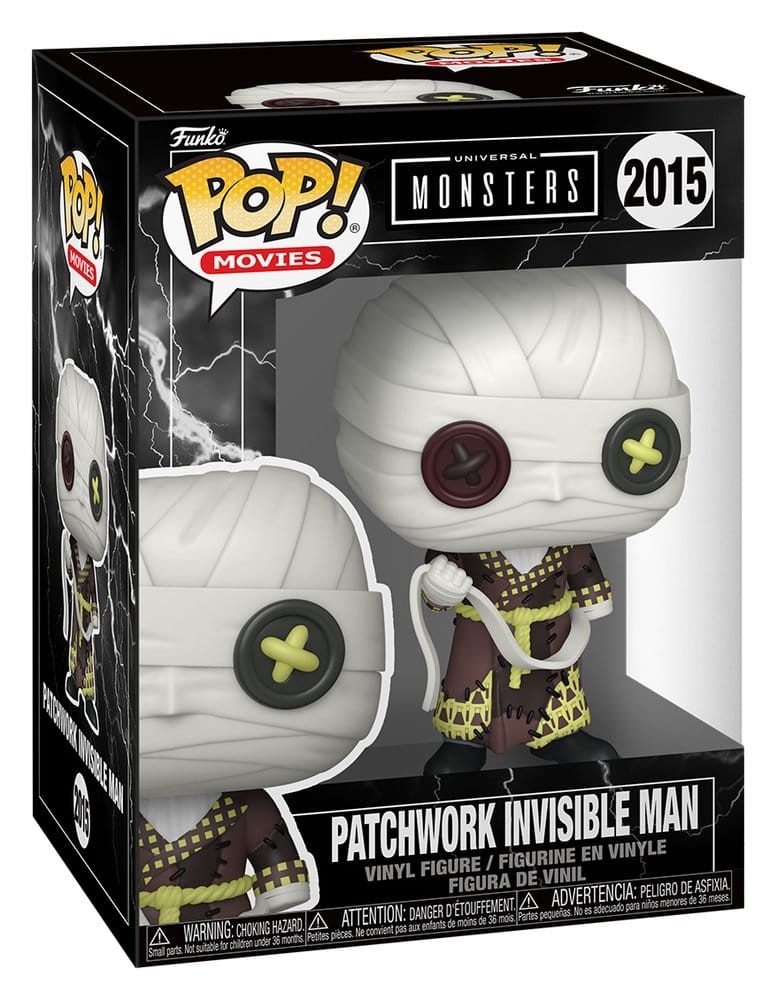 Universal Monsters Patchwork POP! Movies Vinyl Figure Invisible Man Funko
