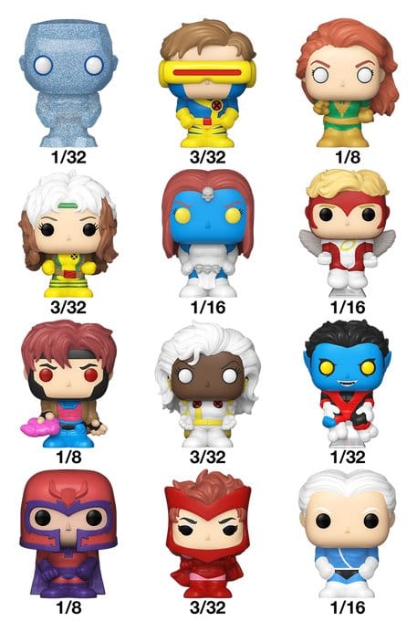 X-Men Bitty POP! Vinyl Figure Display 32 PDQ 2 Funko