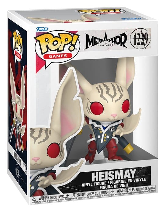 Metaphor ReFantazio POP! Games Vinyl Figure Heismay Funko