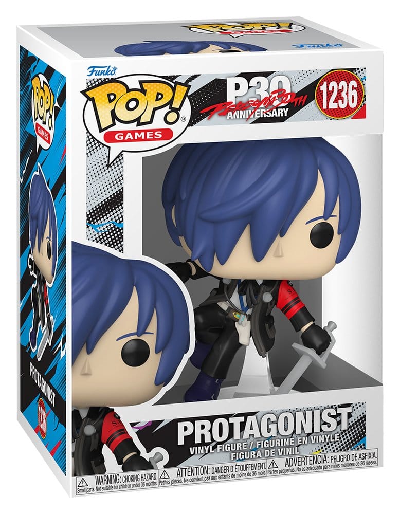 Persona 3 POP! Games Vinyl Figure Male Protagonist Makoto Funko