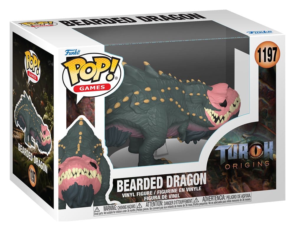 Turok POP! Games Vinyl Figure Bearded Dragon Funko