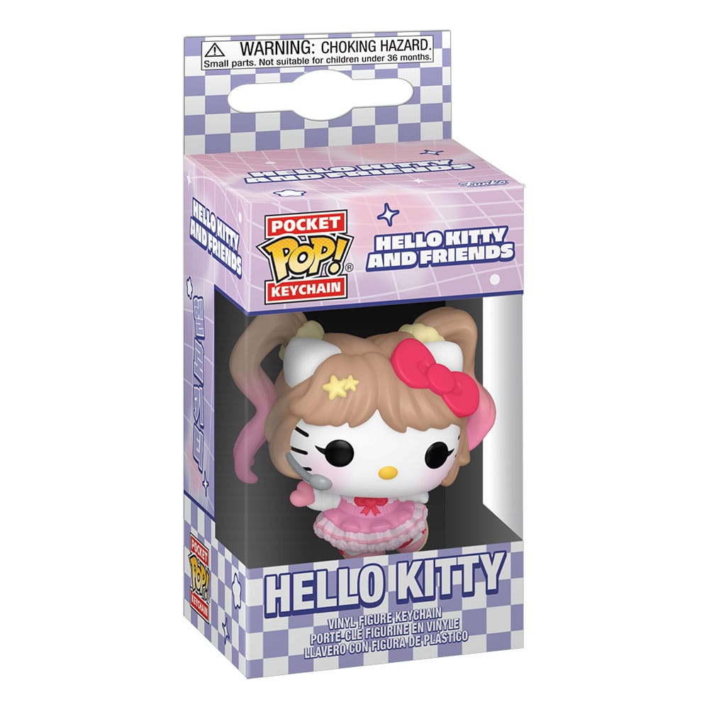 Hello Kitty and Friends POP! Vinyl Keychains Hello Kitty K Pop Outfit Display 12 Funko