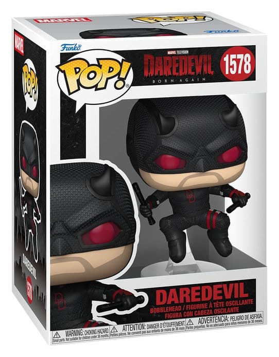 Daredevil Born Again POP! Marvel Vinyl Figure Daredevil Black Suit Funko