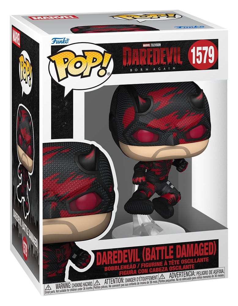 Daredevil Born Again POP! Marvel Vinyl Figure Daredevil Battle Damaged Funko