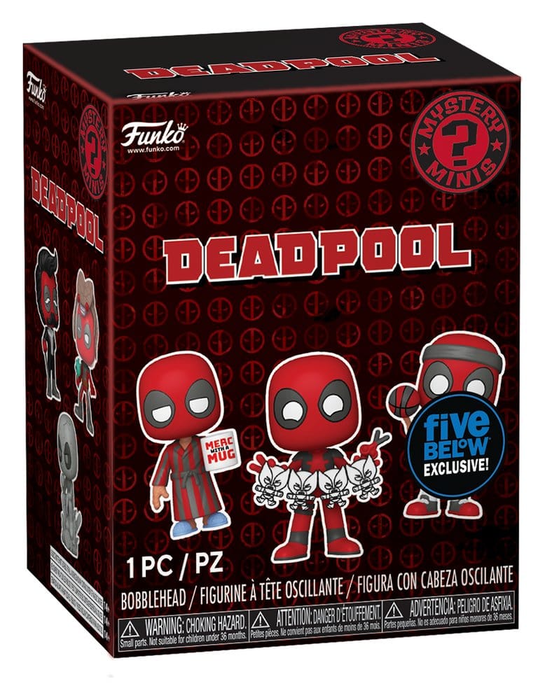 Marvel Comics Mystery Mini Figures Deadpool Series 5 Display 12 Funko