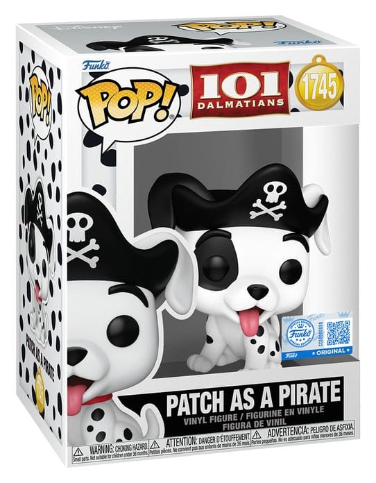One Hundred and One Dalmatians POP! Disney Vinyl Figure Patch Pirate Costume Funko