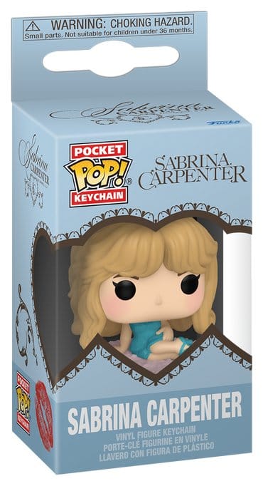 Sabrina Carpenter Pocket POP! Vinyl Keychains Sabrina in Nightgown Display 12 Funko