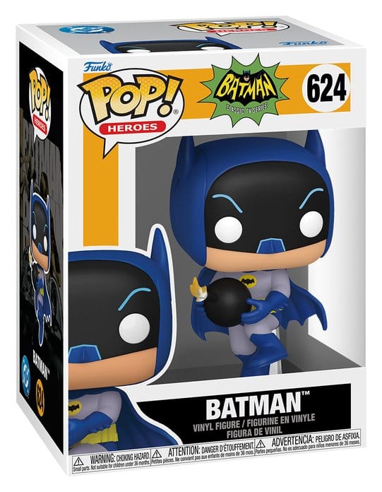 Batman 66 POP! Heroes Vinyl Figure Batman with Bomb Funko
