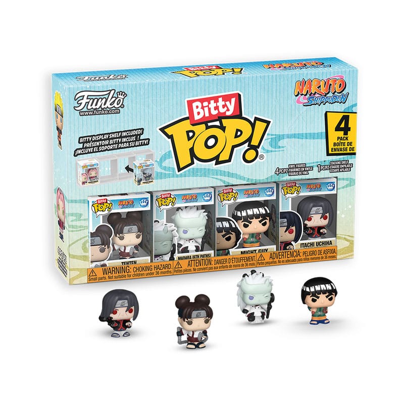 Naruto Shippuden Bitty POP! Vinyl Figure 4 Pack Battles 2 Funko