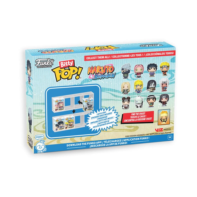 Naruto Shippuden Bitty POP! Vinyl Figure 4 Pack Battles 2 Funko
