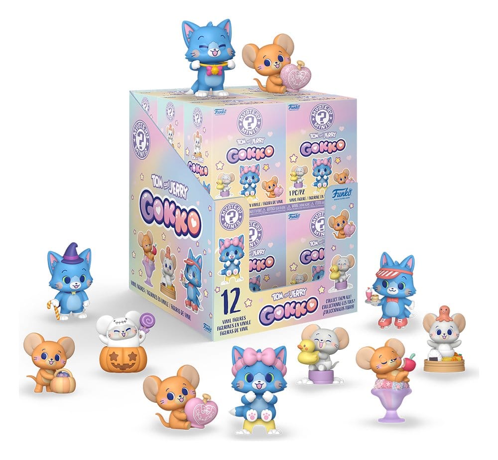 Tom & Jerry Gokko Mystery Mini Figures Display 12 Funko