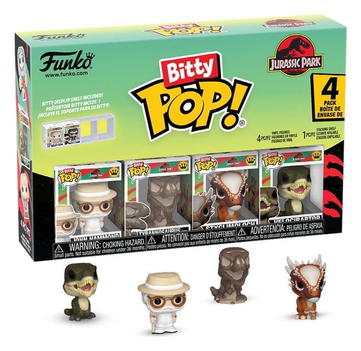 Jurassic Park Bitty POP! Vinyl Figure 4 Pack Series 2 2 Funko