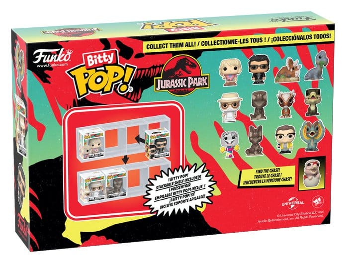 Jurassic Park Bitty POP! Vinyl Figure 4 Pack Series 2 2 Funko