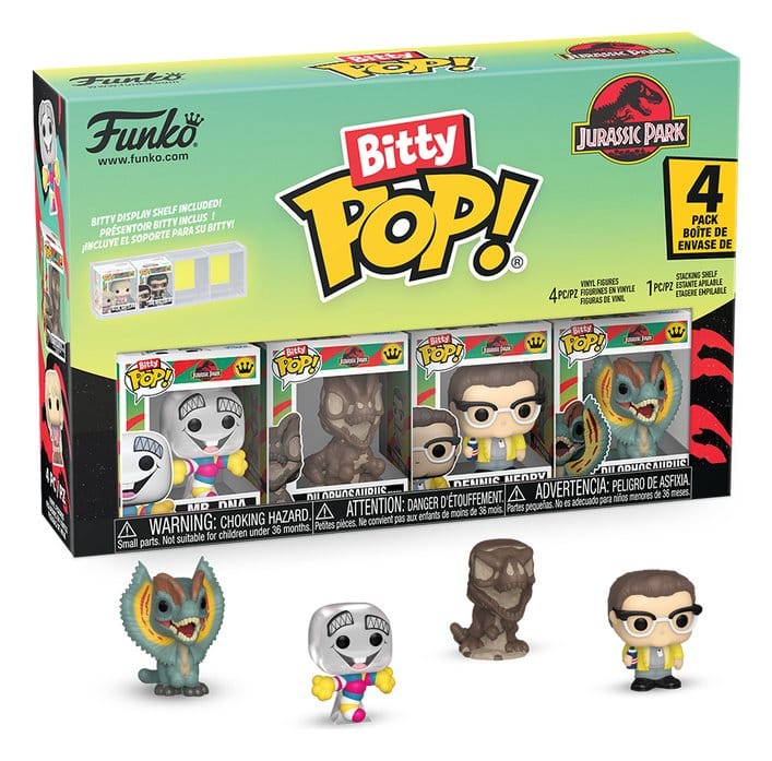 Jurassic Park Bitty POP! Vinyl Figure 4 Pack Mr. DNA 2 Funko