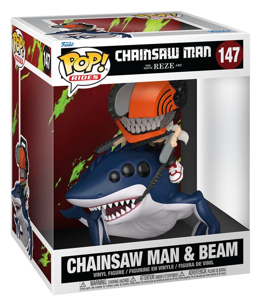 Chainsaw Man POP! Rides Deluxe Vinyl Figure CSM & Beam Funko