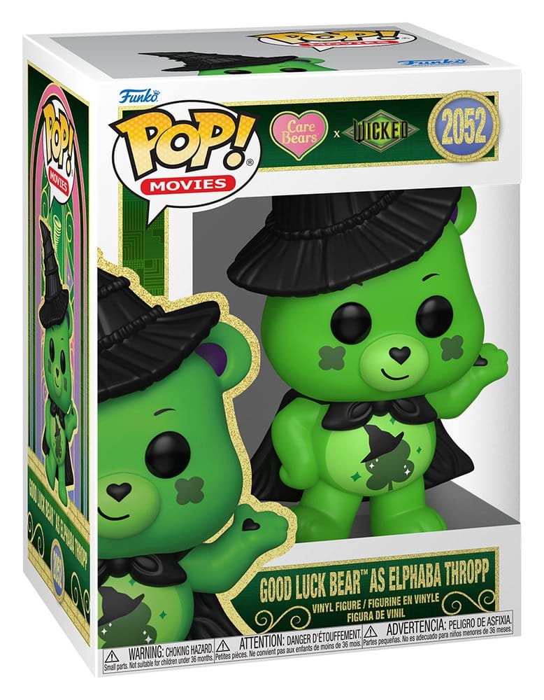 Wicked x Care Bears POP! Vinyl Figure Good Luck Bear as Elphaba Funko