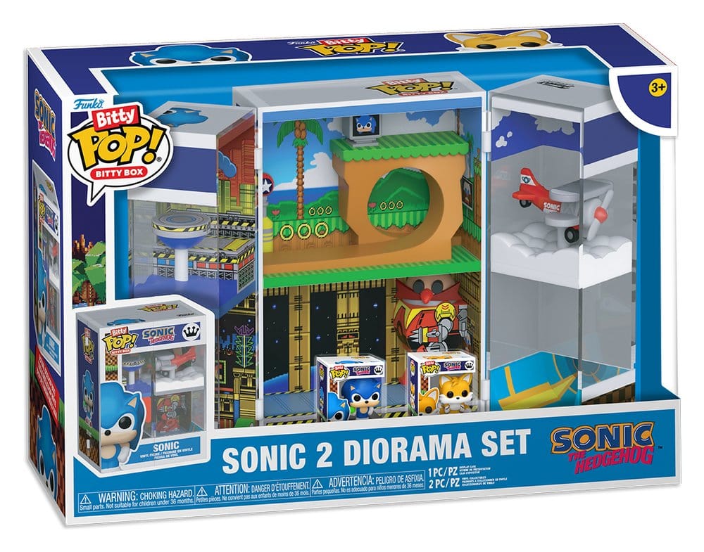 Sonic 2 Bitty POP! Boxes Vinyl Figure Diorama Set Funko