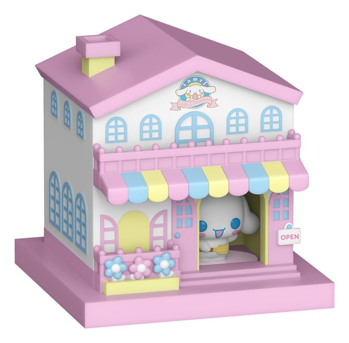 Sanrio Bitty POP! Town Vinyl Figure Cafe Cinnamoroll w/C Funko