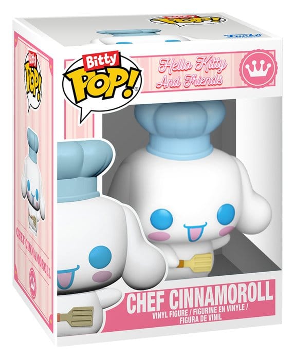 Sanrio Bitty POP! Town Vinyl Figure Cafe Cinnamoroll w/C Funko
